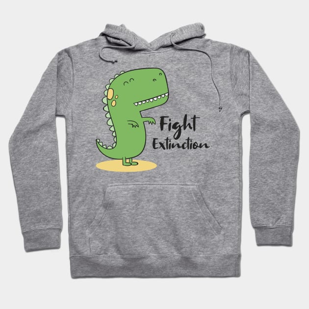 'Fight Extinction' Environment Awareness Shirt Hoodie by ourwackyhome